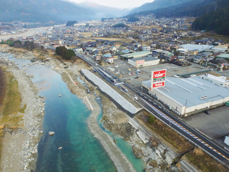 国道41号線　花池災害復旧工事