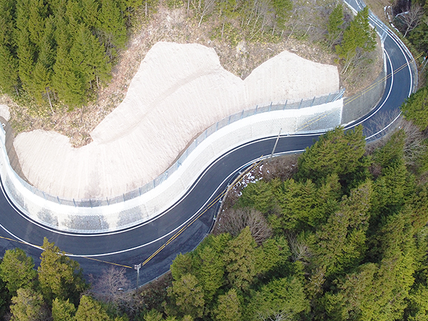 山之口道路改良工事